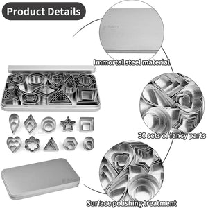 CookieCutterSetwithTinStorageBoxMultipleShapewith3SizesEachShape - Bakeyy.com