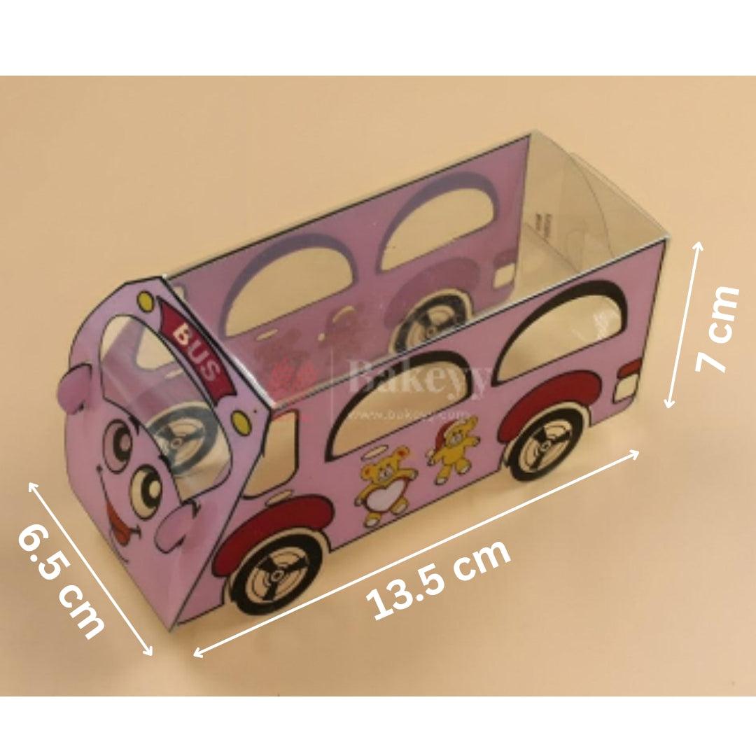 Cute Bus Themed PVC Chocolate Box | Pack Of 10 | Gift Box | Goodie Box | Mita - 250B01 | Pink | Pack of 10 - Bakeyy.com - India - Cute Bus Themed PVC Chocolate Box | Pack Of 10 | Gift Box | Goodie Box | Mita - 250B01 | Pink | Pack of 10 - Default Title