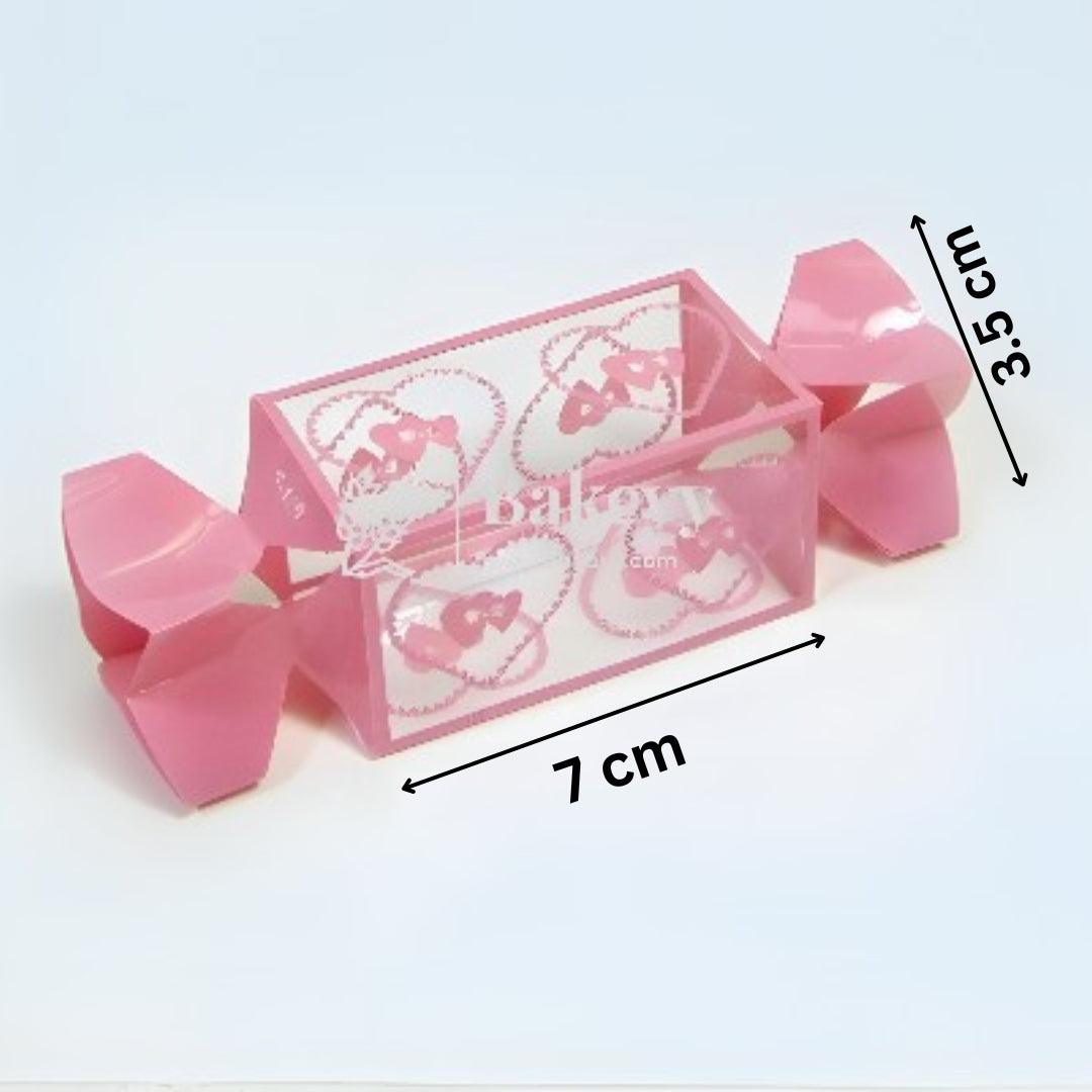Sweetheart Candy Twist Gift Boxes | PVC Chocolate Box | Gift Box | Goodie Box | Kareena F - 190 | Pack Of 10 - Bakeyy.com - India - Sweetheart Candy Twist Gift Boxes | PVC Chocolate Box | Gift Box | Goodie Box | Kareena F - 190 | Pack Of 10 - Default Title