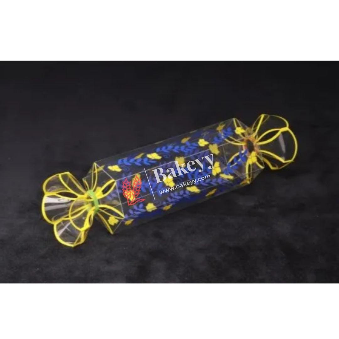 Transparent Candy-Shaped Gift Boxes with Floral Design | PVC Chocolate Box | Gift Box | Goodie Box | Mita -OO-11a-02 | pack of 10 - Bakeyy.com - India - Transparent Candy-Shaped Gift Boxes with Floral Design | PVC Chocolate Box | Gift Box | Goodie Box | Mita -OO-11a-02 | pack of 10 - Default Title