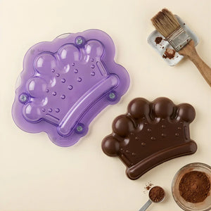 Crown_Shape_Chocolate_Mould_2 - Bakeyy.com