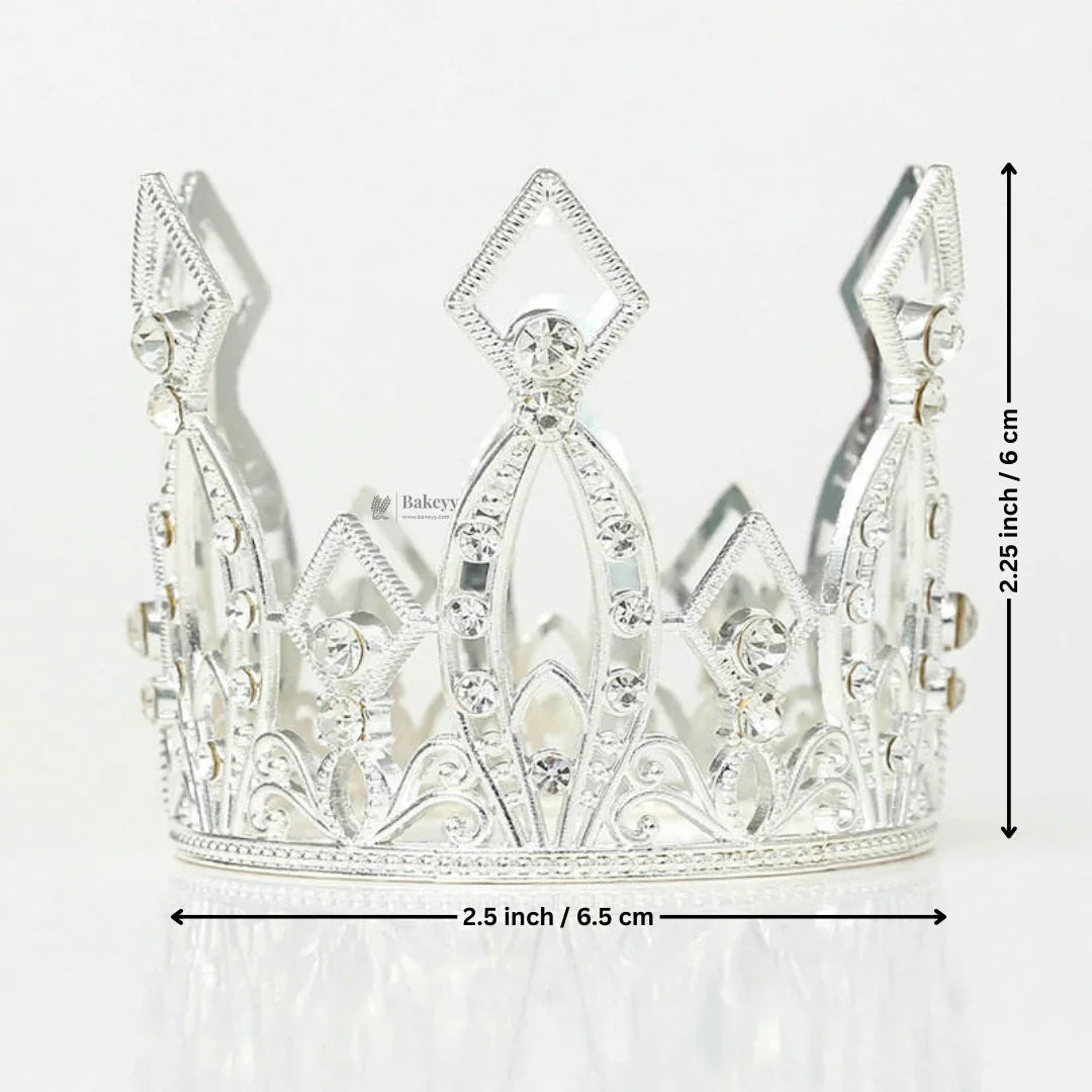 Luxury Plastic Crown Topper | Premium Cake Decoration | 1 Piece
