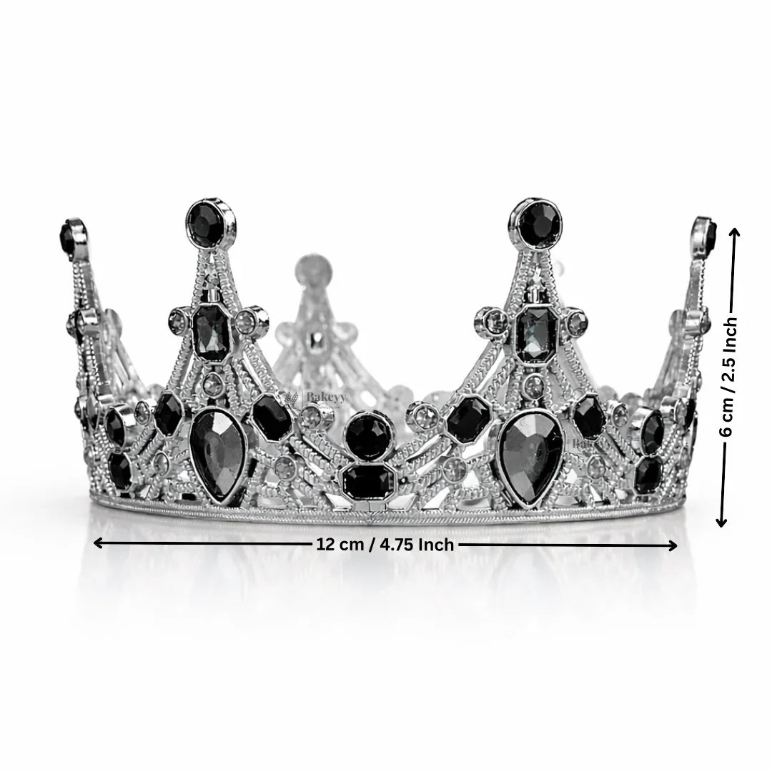 Luxury Plastic Crown Topper | Premium Cake Decoration | 1 Piece