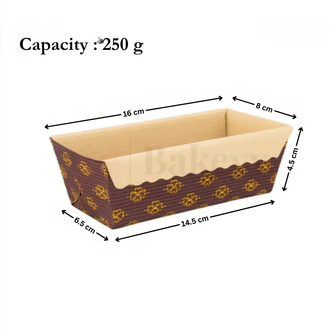 Eco-Friendly Rectangle Bake & Serve Tray – Paper-Based | Festive Design | Italy Made | Pack of 25