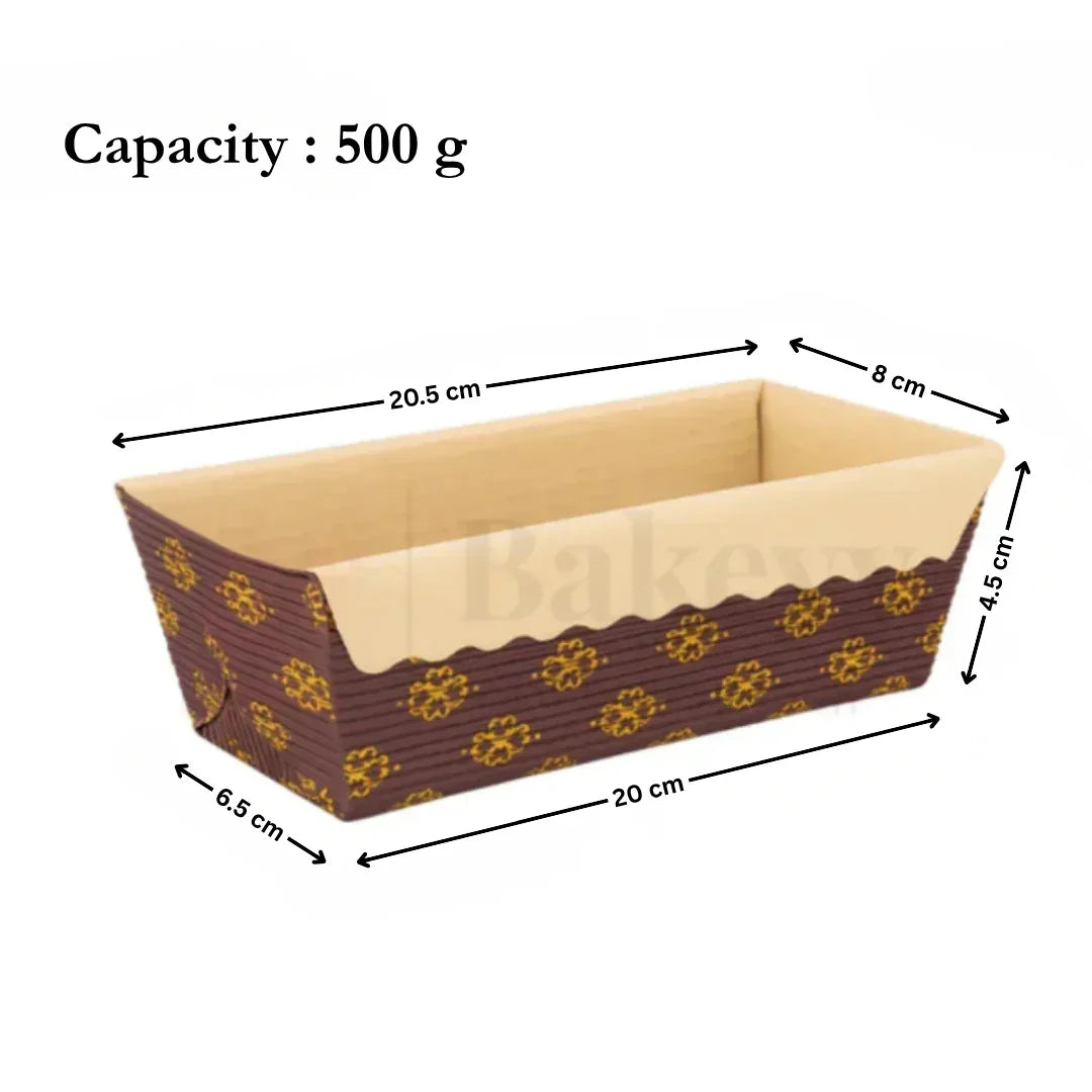 Eco-Friendly Rectangle Bake & Serve Tray – Paper-Based | Festive Design | Italy Made | Pack of 25