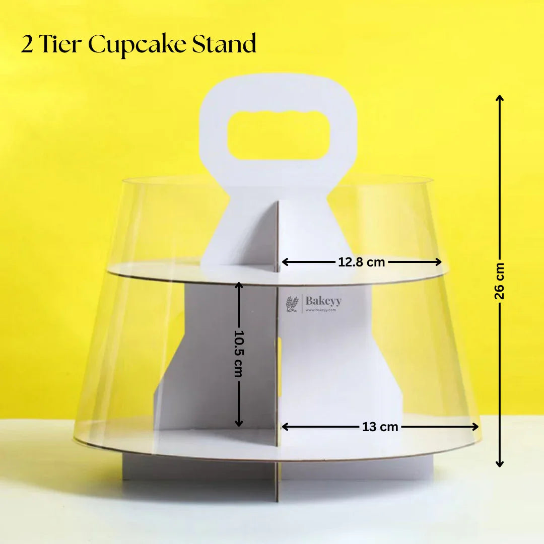 Cupcake Stand With Transparent Dome Cover