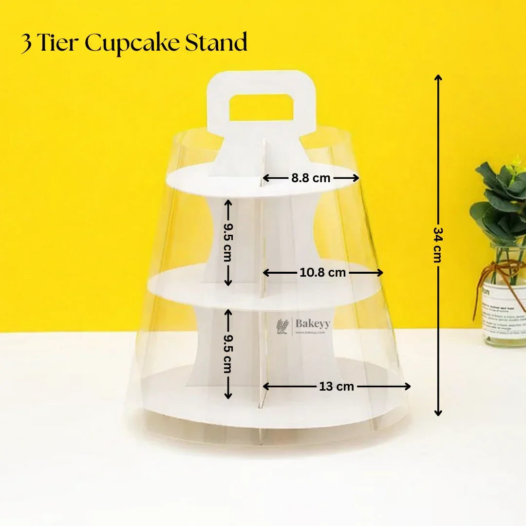 Cupcake Stand With Transparent Dome Cover