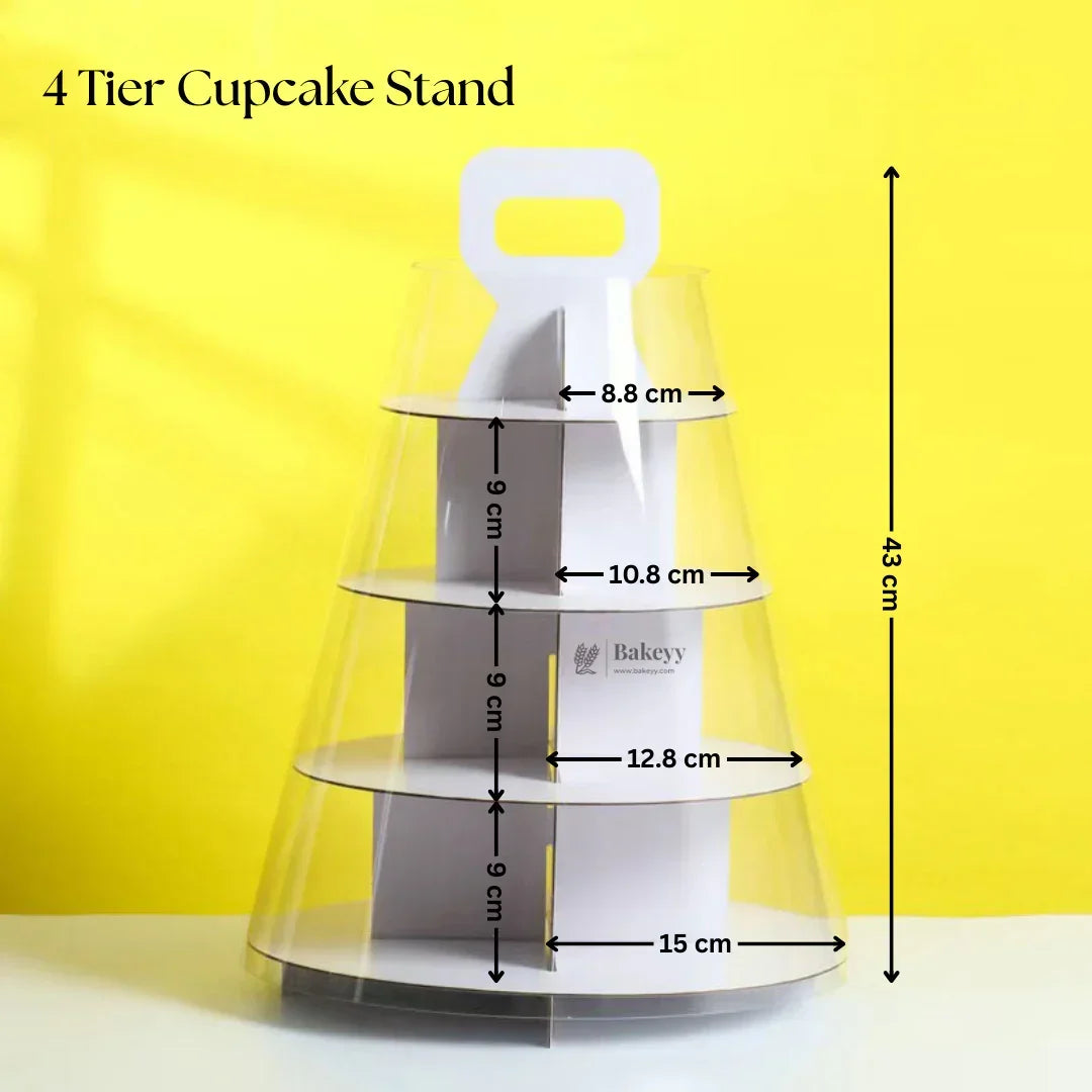 Cupcake_Stand_With_Transparent_Dome_Cover8 - Bakeyy.com