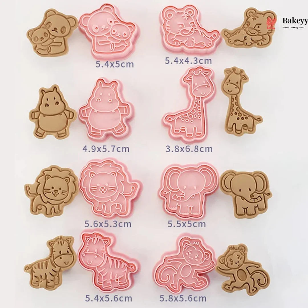CuteJungleAnimalThemeCookieCutter_EmbosserSet_2 - Bakeyy.com