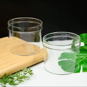 D70_300ml_D63_400ml_Acrylic_Transparent_Round_Food_Container_with_Lid_4 - Bakeyy.com