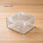D79_Clear_Rectangle_Plastic_Dessert_Container_with_Lid_6 - Bakeyy.com