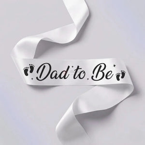 DadtoBeSatinPartySashBabyShowerSashwithBlackLettering_6 - Bakeyy.com