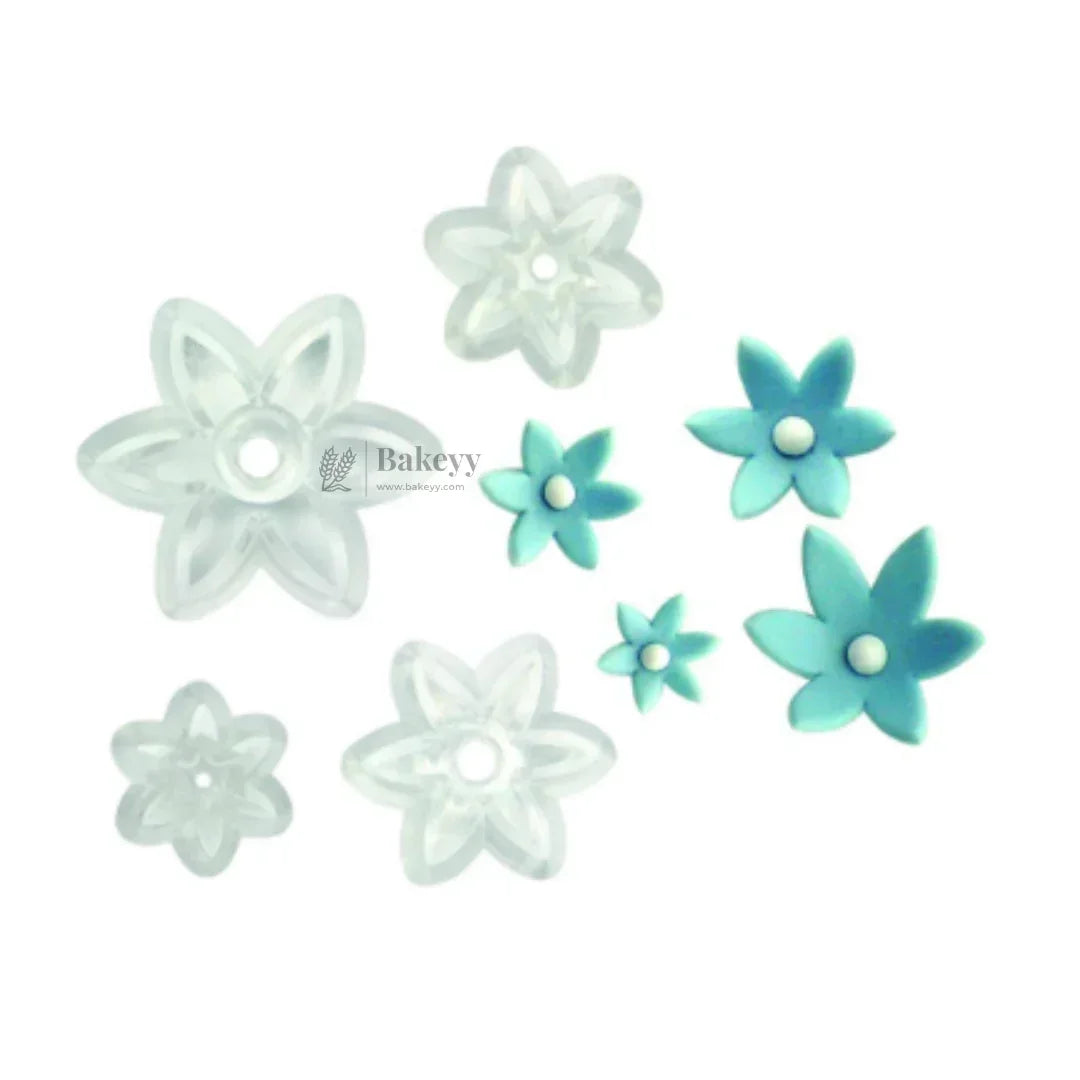 8 petal Daisy Flower Fondant Cutters Set | Pack of 4 - Bakeyy.com - India - 8 petal Daisy Flower Fondant Cutters Set | Pack of 4 - Default Title 215.00