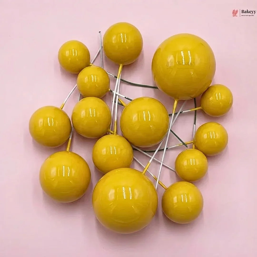 DecorativeFauxBallsCakeTopper - Bakeyy.com IN