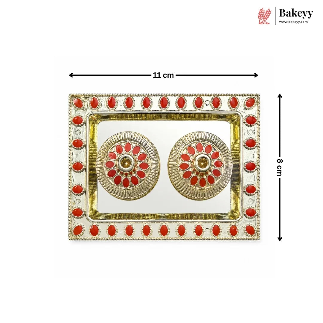 Decorative_Kumkum_Holder_with_Tray_Floral_Roli_Chawal_Container_Set_for_Pooja_Festivals_Wedding_Rituals_15 - Bakeyy.com IN