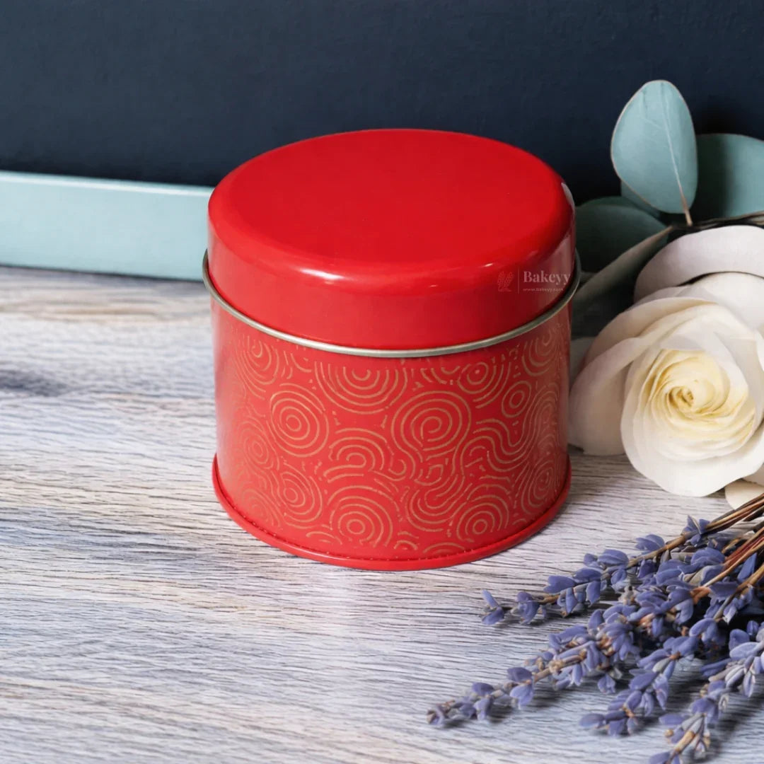 Decorative_Round_Tin_Storage_Containers_4 - Bakeyy.com