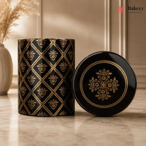 Decorative_Tin_Jar_with_Lid_for_Dry_Fruits_Cookies_Gift_Packing_3_Size_Options_24 - Bakeyy.com IN