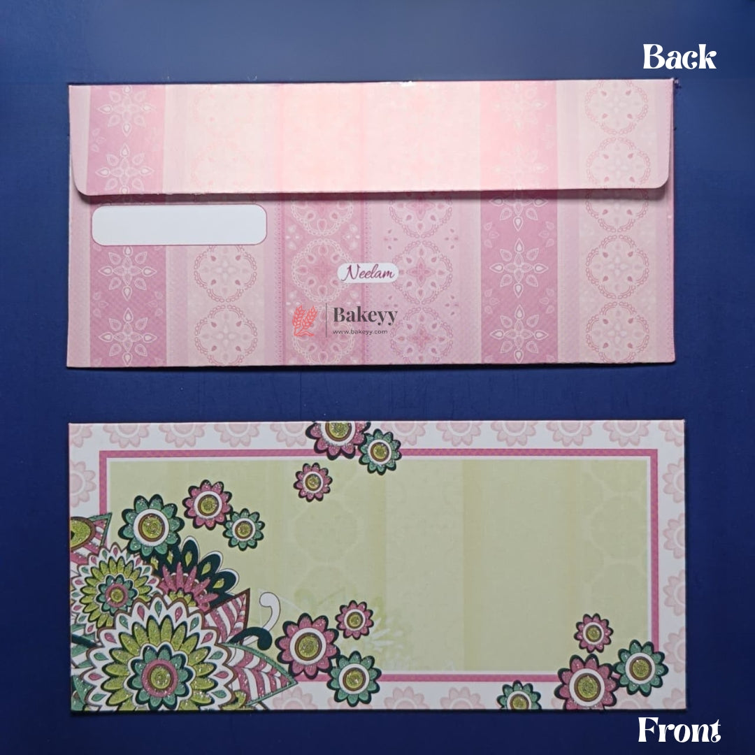 Designer Money Envelope Shagun Cover for Wedding and Festive Gifting | Pack of 10