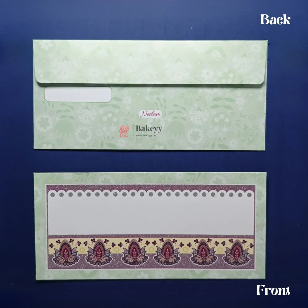Designer Money Envelope Shagun Cover for Wedding and Festive Gifting | Pack of 10 - Bakeyy.com - India - Designer Money Envelope Shagun Cover for Wedding and Festive Gifting | Pack of 10 - Design 15 70.00