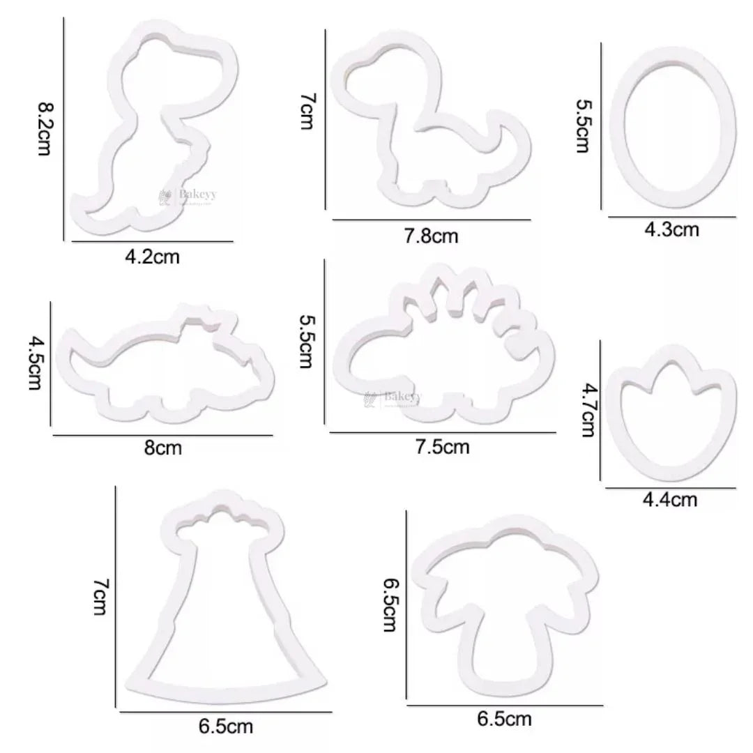 Dinosaur Multi Cutter Set | 8 Piece | Pack of 1