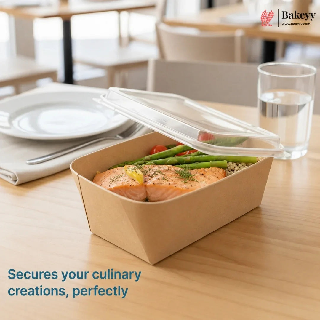 DisposableRoundKraftContainersforFoodWithLid_1 - Bakeyy.com IN