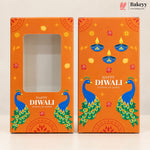 Diwali Theme Printed Chocolate Bar Box with Window | Multiple Designs | Pack of 10