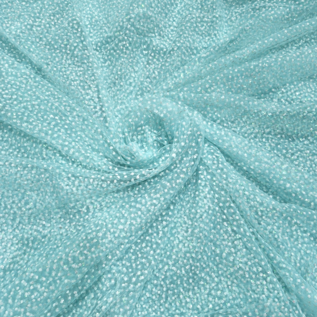 Snow Sparkle Fabric for Gift & Hamper Decoration | 10 & 25 Meter | Multiple Colors | Pac