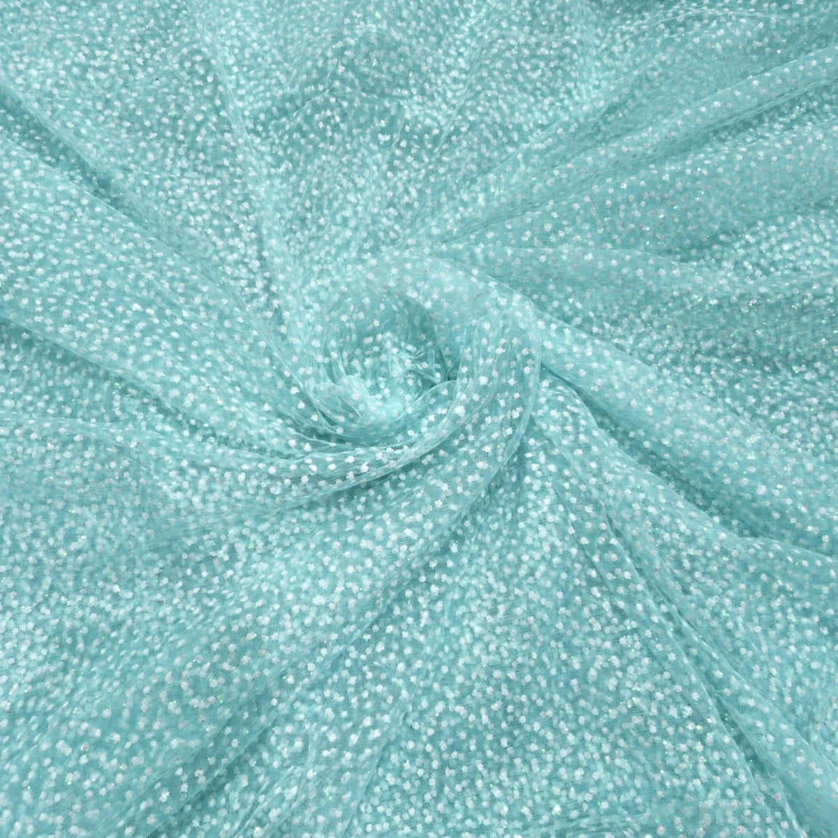 Snow Sparkle Fabric for Gift & Hamper Decoration | 10 & 25 Meter | Multiple Colors | Pac