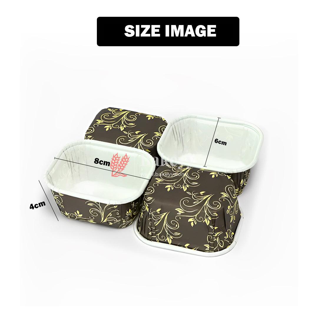 8x6x4cm |Plum Cake Bar Mould | Bake and Serve Small Rectangle Mould | Pack of 50 | Paper Baking Mould| - Bakeyy.com - India - 8x6x4cm |Plum Cake Bar Mould | Bake and Serve Small Rectangle Mould | Pack of 50 | Paper Baking Mould| - Yellow