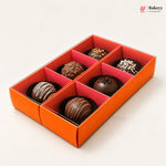 Elegant Chocolate & Sweet Gift Box with Transparent Lid & 6-Compartment | Pack of 10