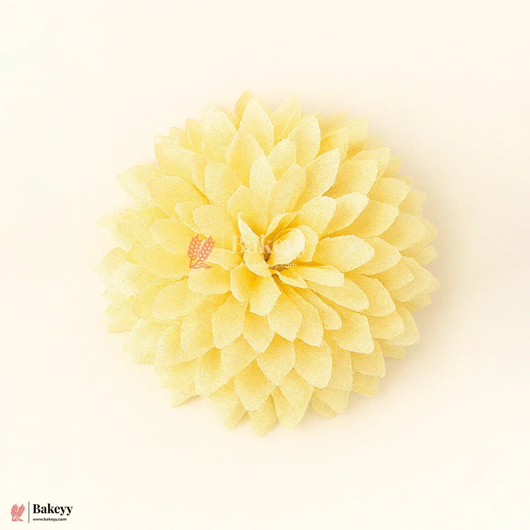 8cm - Artificial Dahlia Flower Without Stem | Pack of 10