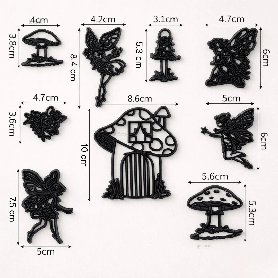 Fairy Theme Cookie Cutter Set | Enchanted Garden Collection | Pack of 1