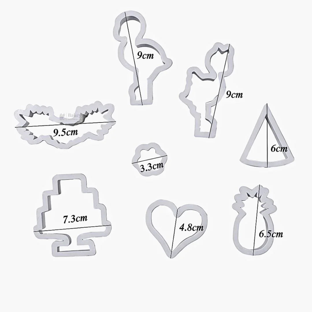 Flamingo Multi Cutter Set | 8 Piece | Pack of 1