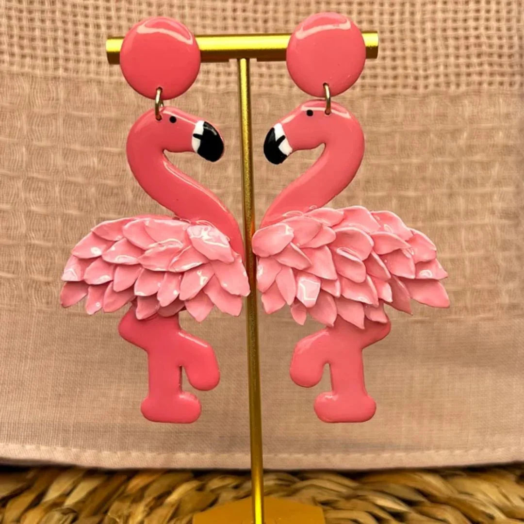 Flamingo Round Frame Cookie Cutter | 8 Piece | Pack of 1