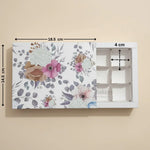 FloralPrintedChocolateGiftBoxwithInnerTrayPremiumSleeveBoxforChocolates_HampersMultipurposeBoxPackof10_4 - Bakeyy.com