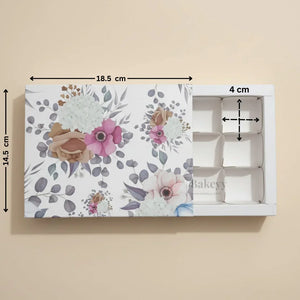 FloralPrintedChocolateGiftBoxwithInnerTrayPremiumSleeveBoxforChocolates_HampersMultipurposeBoxPackof10_4 - Bakeyy.com