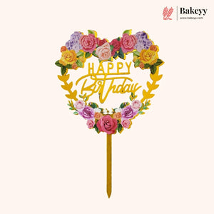 Floral_Happy_Birthday_Cake_Topper_Gold_Finish_Assorted_Birthday_Cake_Decoration_Pack_of_50_16 - Bakeyy.com IN