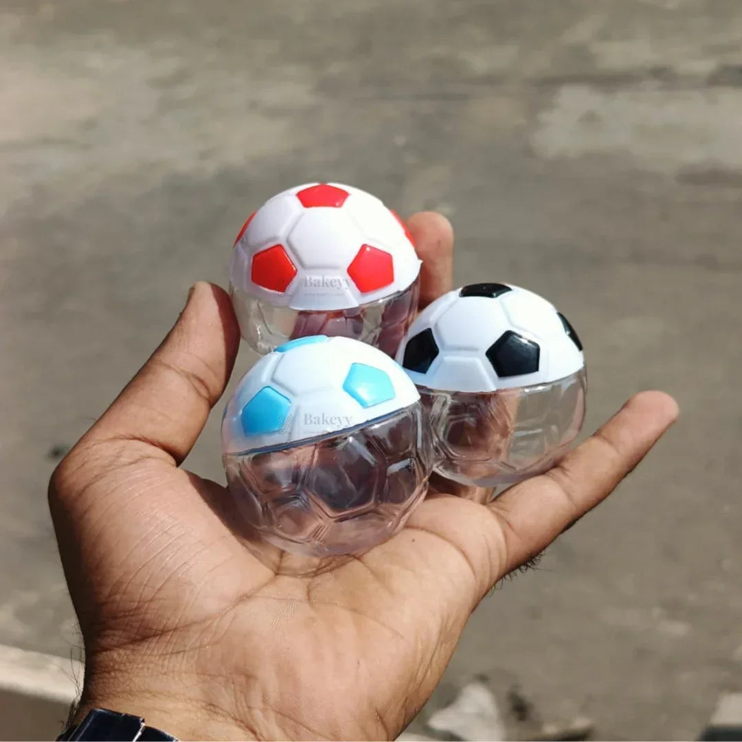 Football-Shaped Storage Jar with Lid | Decorative Multipurpose Candy & Snack Jar | 3 Color Options Available | Pack of 12 - Bakeyy.com - India - Football-Shaped Storage Jar with Lid | Decorative Multipurpose Candy & Snack Jar | 3 Color Options Available | Pack of 12 - Black 240.00