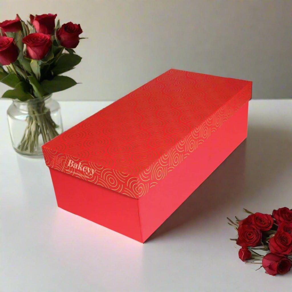 Four Transparent Jar Rigid Hamper Box - Bakeyy.com - India - Four Transparent Jar Rigid Hamper Box - Blue / Pack Of 1