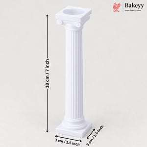 Cake Supporting Pillars | Roman Column Cake Stand Supports | Pillar Dowel Rods | Pack of 4