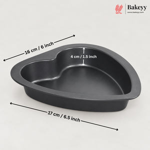 Heart-Shaped Non-Stick Metal Cake Pan | Pack of 1