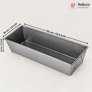 Non-Stick Baking Pan | Oblong Cake Pan | Steel Rectangular Baking Mold | Tray for Cake| Brownie | Bakeware | Easy to Clean | Optimal Heat Conduction