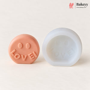 Love Round Shape Silicon Candle Moulds