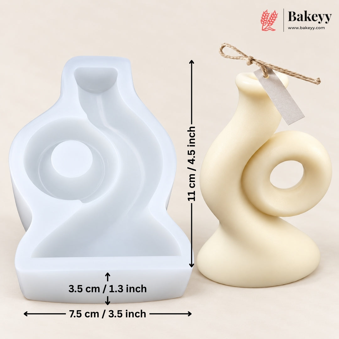 Vase Candle Silicone Mould | Cake Mould Fondant Decorating Cake