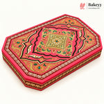 Embossed Printed Sweet Box with Golden Cavity | 4 Designs | Pack of 1