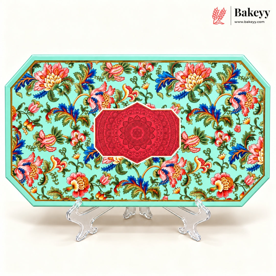 Embossed Printed Sweet Box with Golden Cavity | 4 Designs | Pack of 1