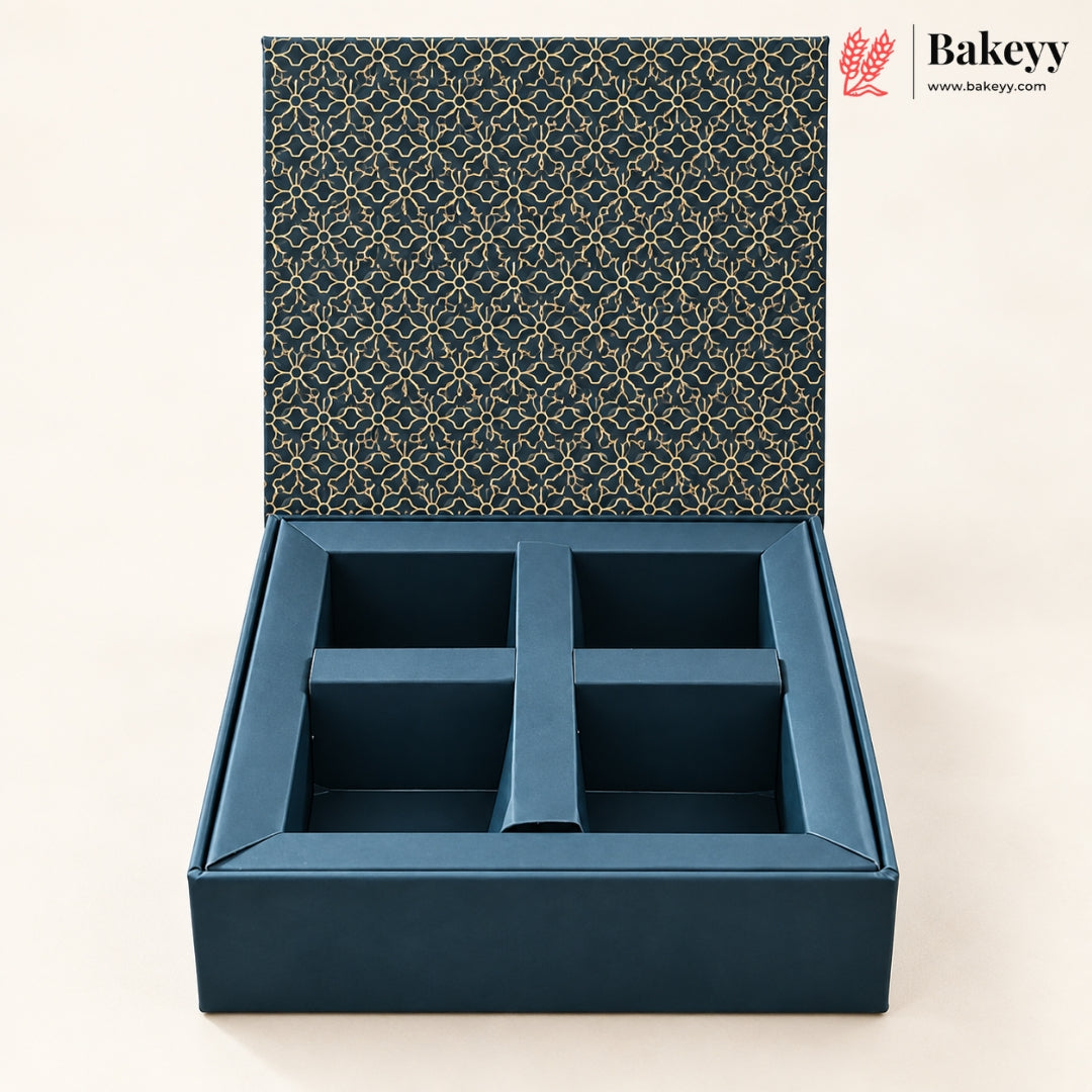 Printed Chocolate Box with Cavity Insert | 2 Designs | Pack of 1