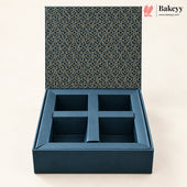 Printed Chocolate Box with Cavity Insert | 2 Designs | Pack of 1