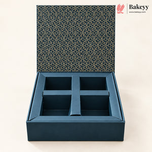 Printed Chocolate Box with Cavity Insert | 2 Designs | Pack of 1