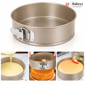 Premium Springform Cake Pan Set - 3 Pieces (Non-Stick, Leak-Proof)